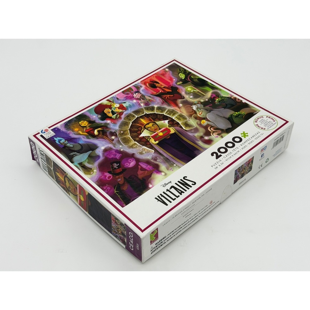 Disney Villains Ceaco Jigsaw Puzzle 2000 Piece Maleficent Ursula Queen Sealed - Picture 5 of 5